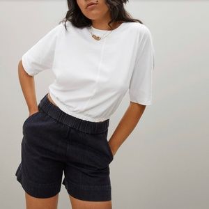 Everlane Organic Cotton Bubble Tee Sz M White